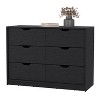 Okak Modern 4-Drawer Bedroom Dressers with Superior Top Spacious Drawers,Chest of Drawers for Bedroom,Entryway,Wooden Dresser Chest - 4 of 4