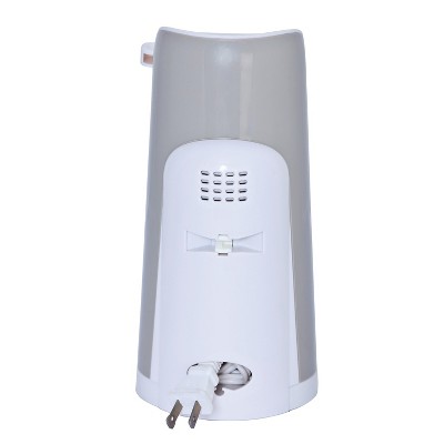 White and Gray Tall Electric Can Opener with Bottle Opener