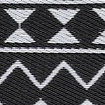 black and white
