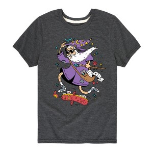 Boys' - Instant Message - Wizard Skater Short Sleeve Graphic T-Shirt - 1 of 4