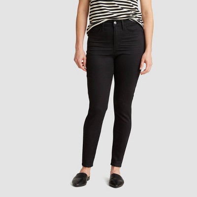 levi's black high rise skinny jeans