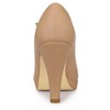 Allegra K Women's Round Toe Platform Ankle Strap Chunky Heel Pumps - 4 of 4