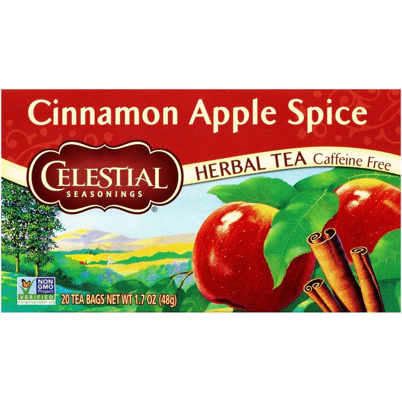 Celestial Seasonings Cinnamon Apple Spice Herb Tea - 1.7oz/20ct, 1 of 7