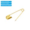 Unique Bargains Metal DIY Blankets Crafts Brooch Making Home Sewing Nickle Plated Safety Pins 400 Pcs - 4 of 4