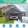 Acekool Carport Canopy, Heavy Duty Portable Garage Tent, UV & Water Resistant Shelter for Car, Truck, Boat, Outdoor Events, Frame Included - 4 of 4