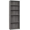 TOAOTBNBO 5-Tier Space-Saving Open Storage Bookcase, Modern Bookshelves with 3 Adjustable Planes Upright Standing Shelf for House - 2 of 4