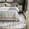 Lahome Boho Moroccan 6'x9' Area Rugs Ultra-Thin Soft Grey Rugs for Living Room Washable Non-Shed Print Indoor Carpet for Bedroom Playroom Nursery - 2 of 4