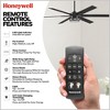 Honeywell Ceiling Fans Kaliza Modern 60 Inch Ceiling Fan with Light, LED Fan with Remote Control, Indoor Fan, 6 Contemporary Blades, Black - 3 of 4