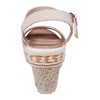 GC Shoes Lauren Slingback Espadrille Wedge Sandals - 3 of 4