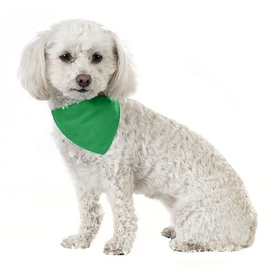 Qraftsy 3 Pack Solid Cotton Pet Bandana Triangle Bibs  - Small & Medium Pets
