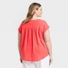Women's Short Sleeve Blouse - Universal Thread™ - 2 of 3