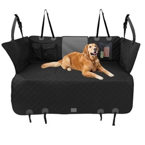 Artloge Large Back Seat Extender Scratch-Proof Dogs Backseat Protector for Dogs Pet Car Seat Cover with Hard Bottom Waterproof & Pocket - 1 of 4