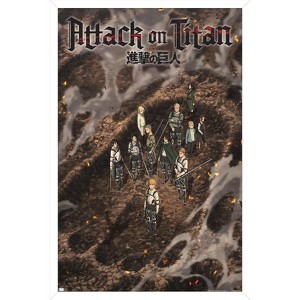 Trends International Attack on Titan: The Final Season - Part 3 Teaser Framed Wall Poster Prints - 1 of 4