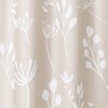 iDESIGN 72"x72" Isla Floral Fabric Bathroom Shower Curtain - 2 of 3