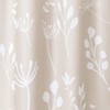 iDESIGN 72"x72" Isla Floral Fabric Bathroom Shower Curtain - image 2 of 3