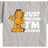 Boys' - Garfield - Pretend I'm Listening Short Sleeve Graphic T-Shirt - 2 of 4