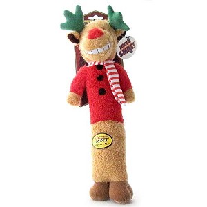 Multipet Loofa Reindeer Plush Holiday Dog Toy - 1 of 1