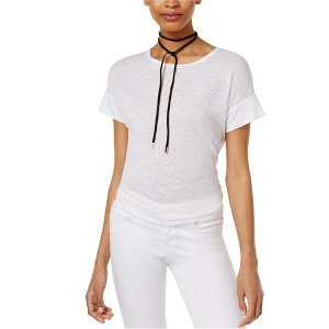 Rachel Roy Womens Cut Out Basic T-Shirt - 1 of 1