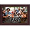 PosterPalooza | Photo Size Linear Brown Picture Frame - UV Acrylic, Foam Board Backing, Hanging Hardware - 2 of 4