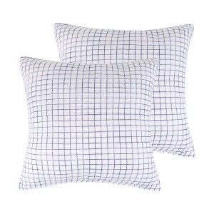 Riella Navy Euro Sham Set - Two Euro Shams - Levtex Home - 1 of 3