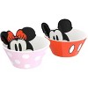 Zak Designs 2pk 19.6oz Mixed Disney Mickey and Minnie Iconic Snack Bowl Set - 3 of 4
