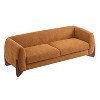 Christopher Knight Home Mia 82.75" Boucle Fabric 3 Seater Sofa Caramel - 4 of 4