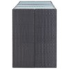 vidaXL Garden Bar Set Black - 4 of 4
