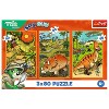 Trefl Kids The Treflik Family - Trefliks in the World of Dinosaurs 3X80 Piece Puzzle - 2 of 4