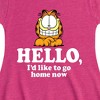 Girls' - Garfield - Hello Go Home Now Fit & Flair Cap Sleeve Dress - 2 of 3
