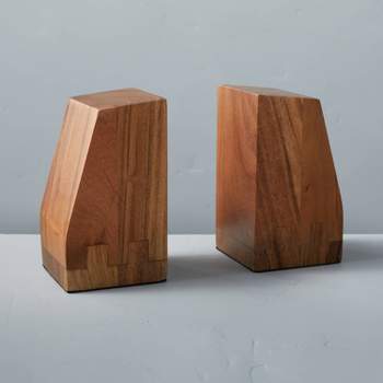 Set of 2 Wedge Bookends - Hearth & Hand™ with Magnolia