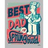 Juniors Womens The Simpsons Father's Day Homer Simpson Best Dad in Springfield T-Shirt - 2 of 4