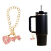 Unique Bargains Heart Bow Water Cup Pendant 1 Pc - 3 of 4
