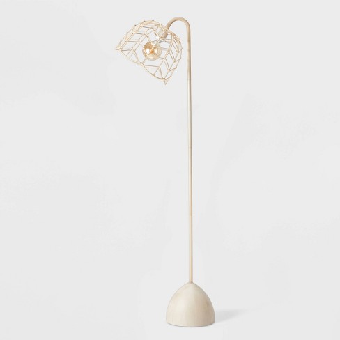 Wilde Polished Brass Task Modern Floor Lamp + Reviews