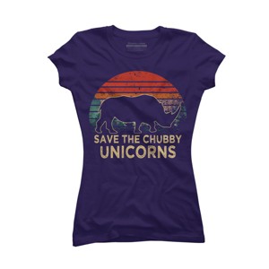 Junior's Design By Humans rhino By ZeusSE T-Shirt - 1 of 3