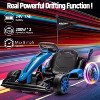 Ride On Go Kart for Kids, 8MPH Fast Drifting Circling Car, Adjustable Seat Electric Ride Toy, Max Load 135lbs, Racing Toy for Kids 6+ Years - 2 of 4