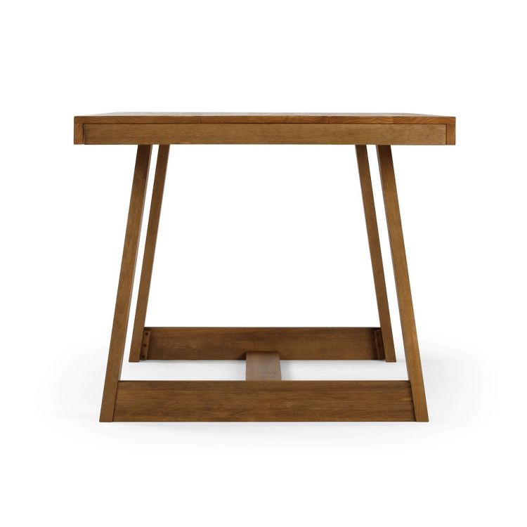 Plank+Beam 72" Dining Table for 6, Solid Wood Classic Farmhouse Style Kitchen Table, 5 of 8