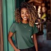 Dalix Womens Lil Peach Lightweight High Waisted Tee - 3 of 4