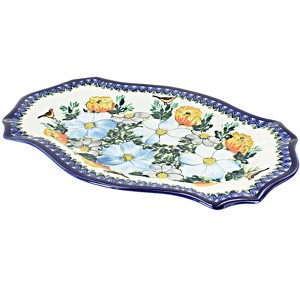 Blue Rose Polish Pottery 755 Kalich Platter - 1 of 1