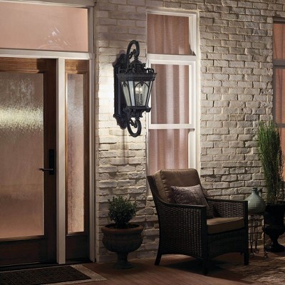 Tournai Bronze and Black 4-Light Lantern Sconce