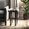 Metal & Aluminum Accent Table - Bronze Multi-Color Finish, Modern Side Table for Home, Office, Bedroom & Living Room Decor, 24 Inches - 2 of 4
