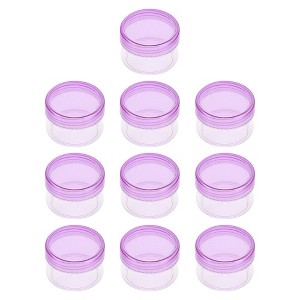 Unique Bargains Portable Travel Cosmetic Jar 10pcs - 1 of 4