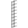 vidaXL Wall-mounted Wine Racks for 18 Bottles 2 pcs Black Iron - 3 of 4