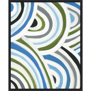 Amanti Art Swirly Bob I by Jodi Fuchs Canvas Wall Art Print Framed 16 x 20-in. - 1 of 4