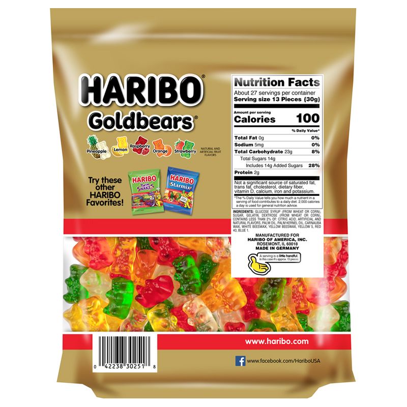 Haribo Goldbears Party Size Candy - 28.8oz, 2 of 4