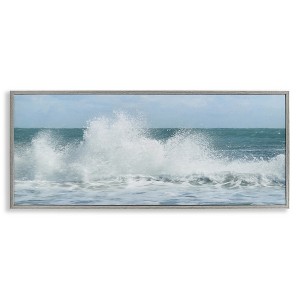 Stupell Industries Ocean Waves Crashing Foam Splash, 30" x 13" - 1 of 4
