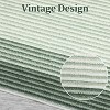 Machine Washable Runner Rug Modern Border Low Pile Non-Shedding Soft Gradient Faux Wool Print Entryway Bathroom - 4 of 4