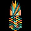 Girl's Design By Humans Geometric Pineapple By radiomode T-Shirt - 2 of 2