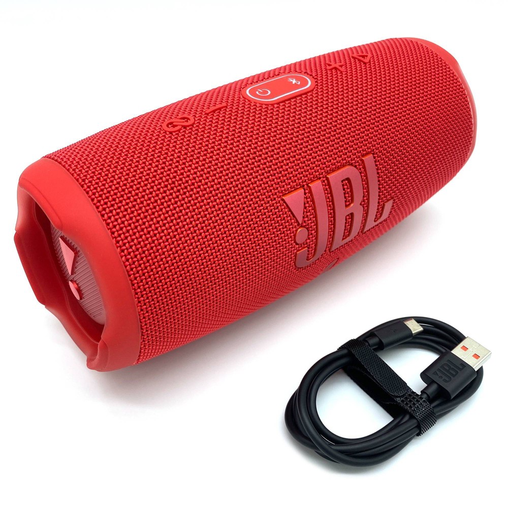 Refurbished JBL Charge 5 Portable Bluetooth Waterproof Speaker - Red - Target Certified Refurbished