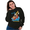 Skeleton Ramen Surf Catch Cravings Sweatshirt for Men or Women Brisco Brands - 4 of 4