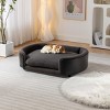 Pet Sofa,Luxury Dog Beds With Solid Wood Legs And Bent Wood Back,Dog Couch Bed,Affordable Dog Kennel,Unique Dog Beds-Cuddlewood - 2 of 4